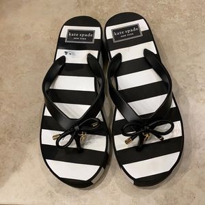 Kate Spade platform flip flops